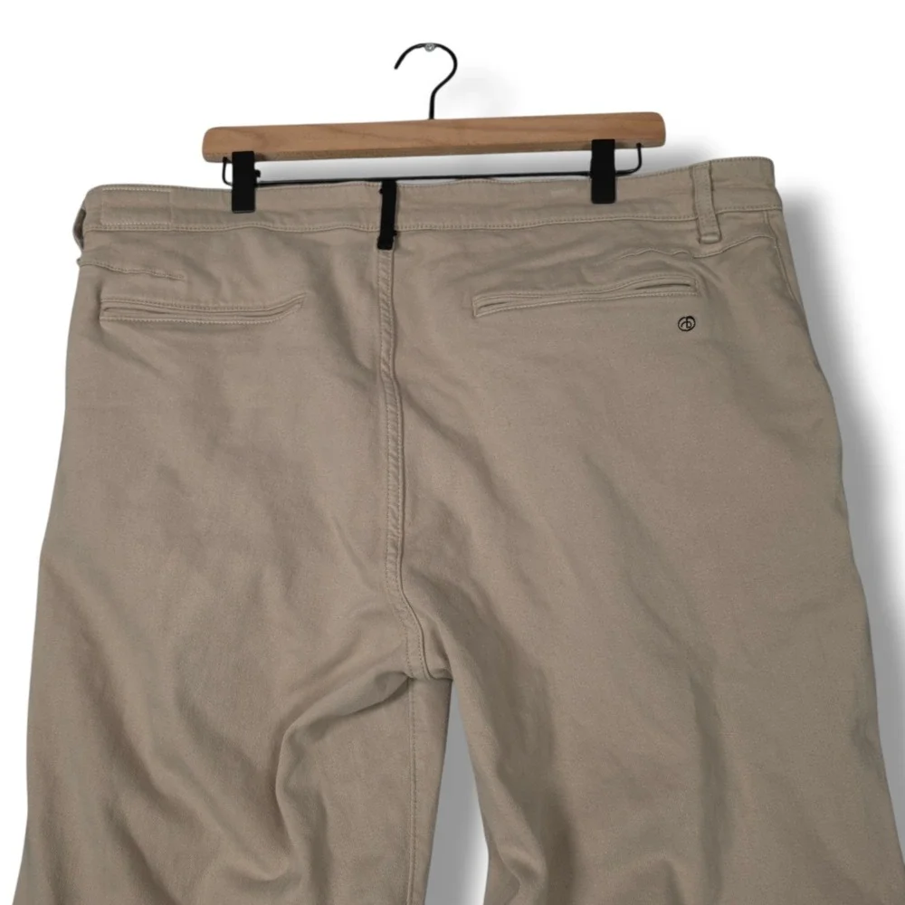 Rag & Bone Mens 38 Fit 2 Action Loopback Skinny Chino Pants Fog Grey Stretch